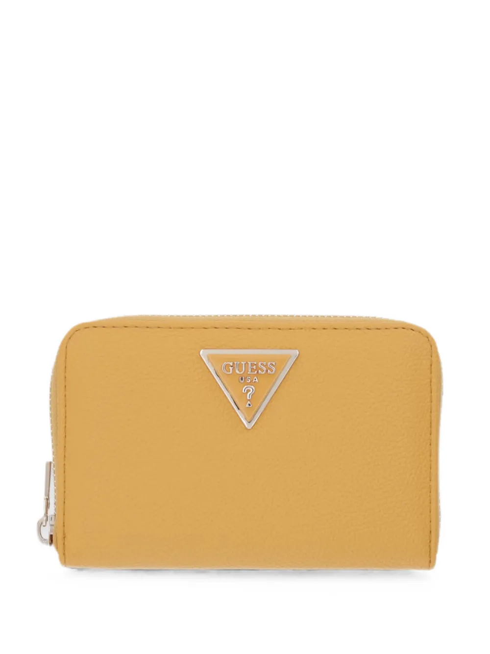 GUESS USA Laurel triangle-logo wallet - Giallo