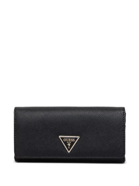 GUESS USA Laurel logo-plaque foldover wallet