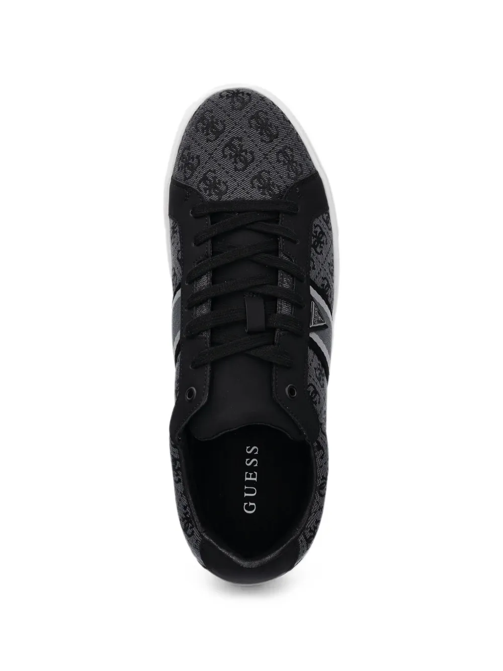 GUESS USA Todi II logo-print panelled sneakers Grijs