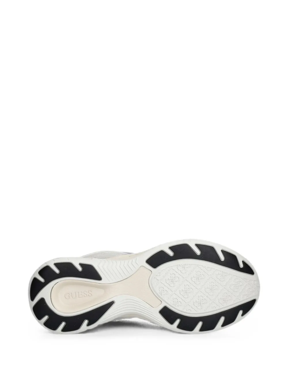 GUESS USA Squan panelled logo-print sneakers Grijs