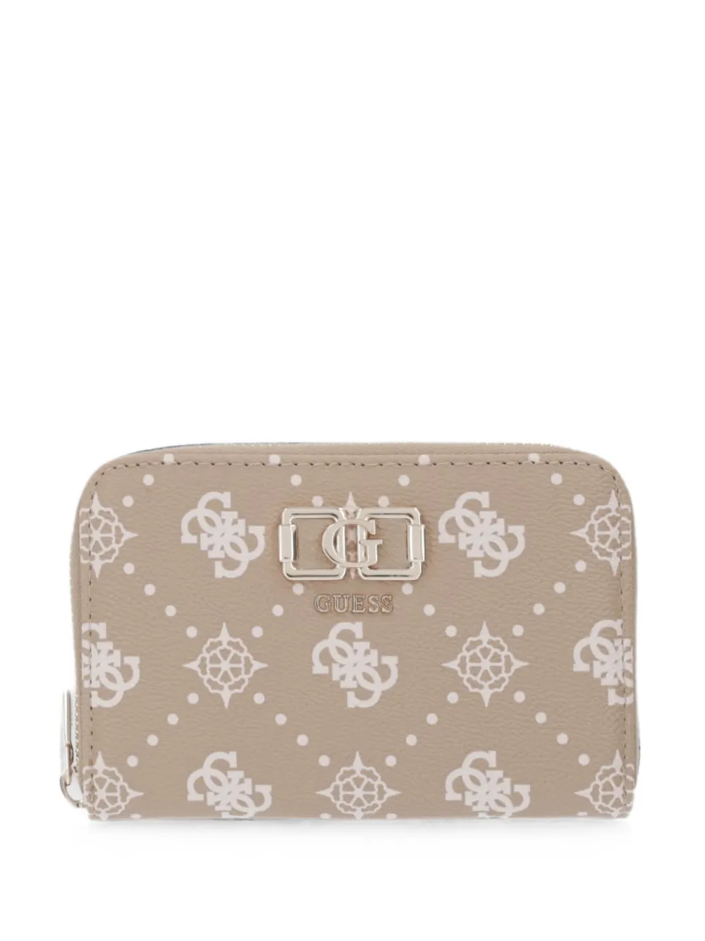 GUESS USA Emelie logo-print zip-around wallet - Toni neutri