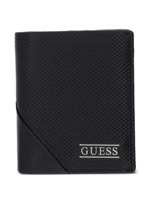 GUESS USA perforated leather wallet