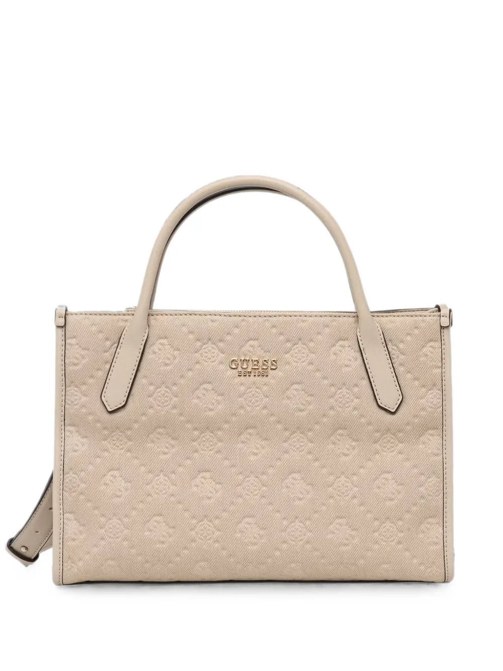 GUESS USA logo-embossed tote bag - Toni neutri