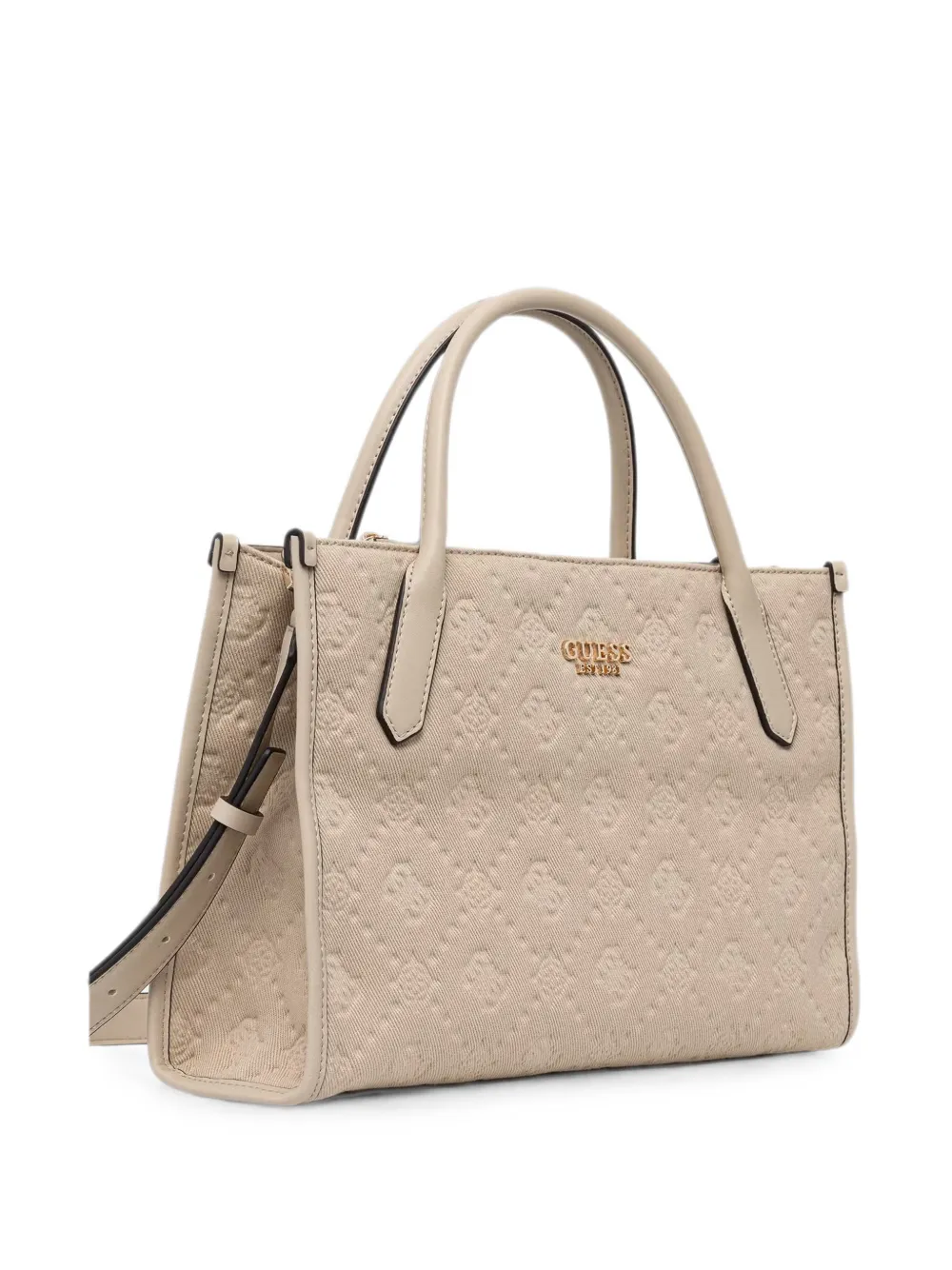 GUESS USA Shopper met logo-reliëf Beige