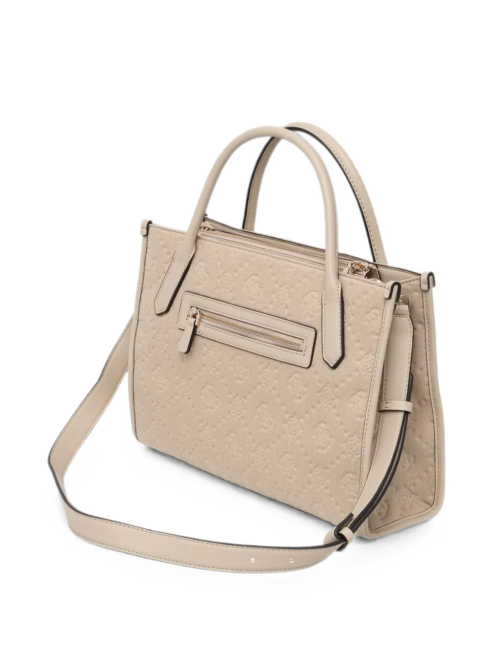 GUESS USA Shopper met logo-reliëf Beige