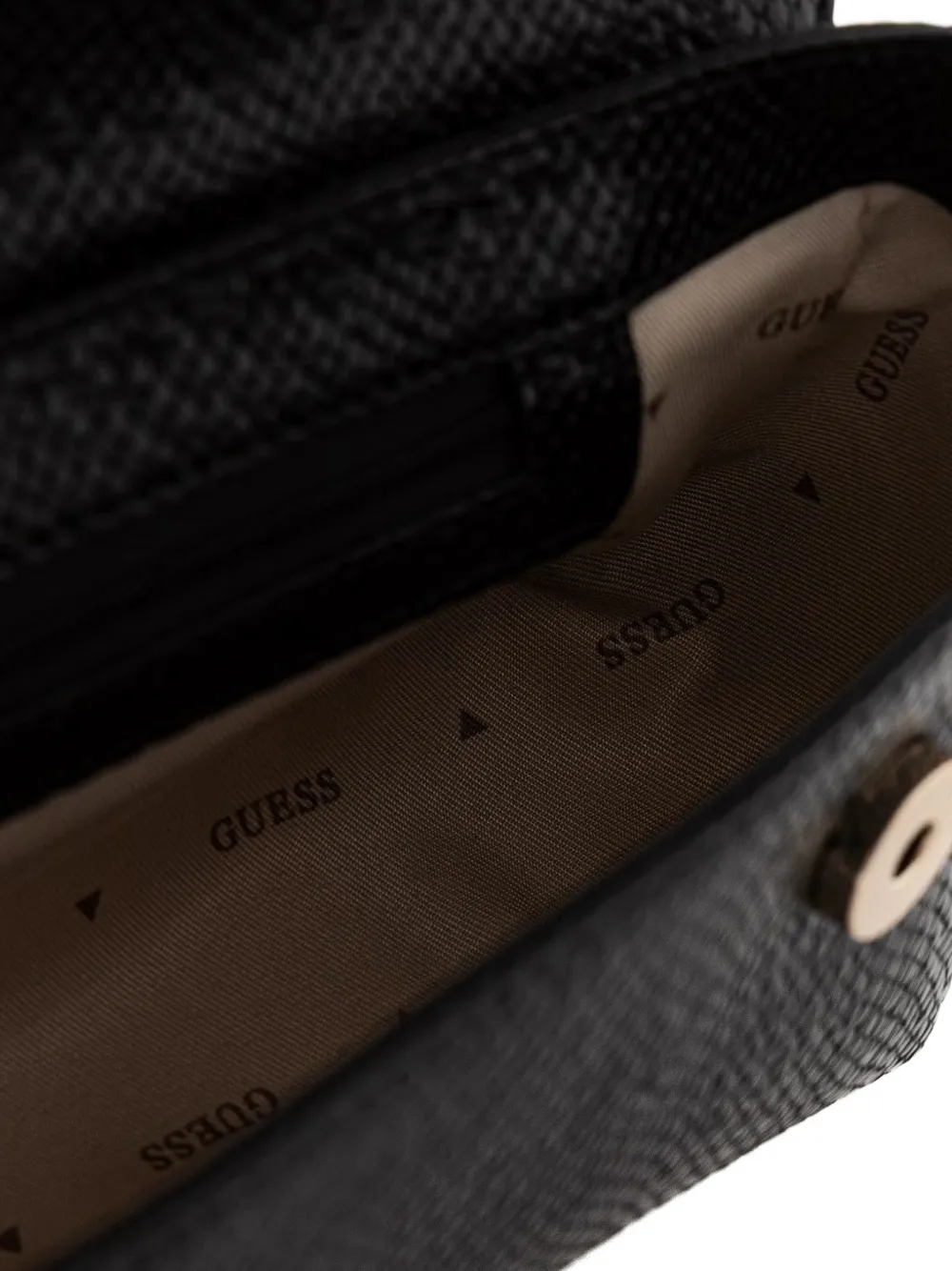 GUESS USA Schoudertas met gespdetail Zwart