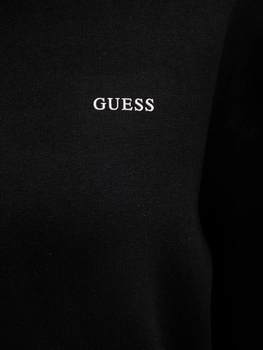 GUESS USA Sweater met geborduurd logo Zwart