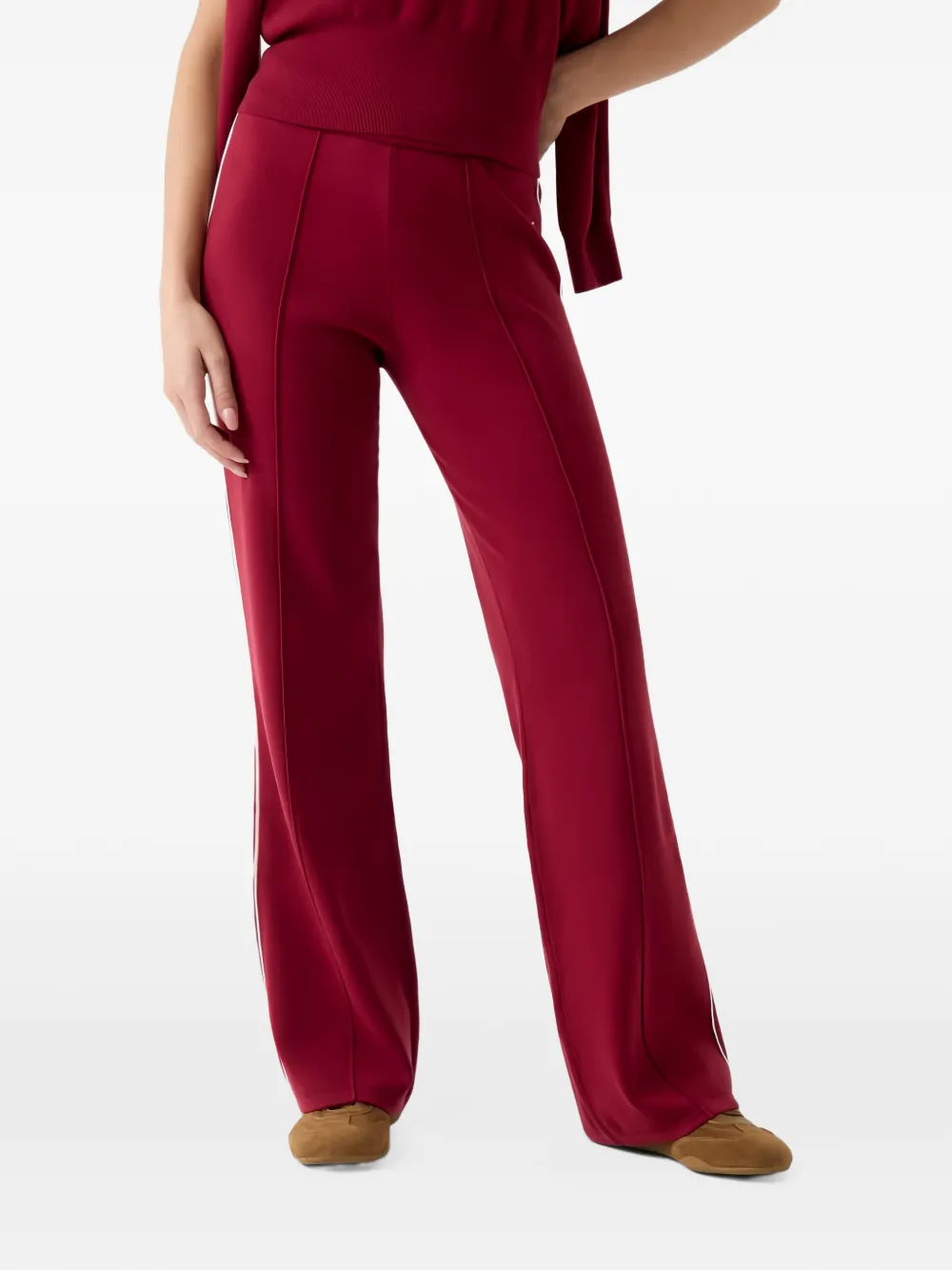 GUESS USA Laurene trainingsbroek met geborduurd logo en zijstreep Rood