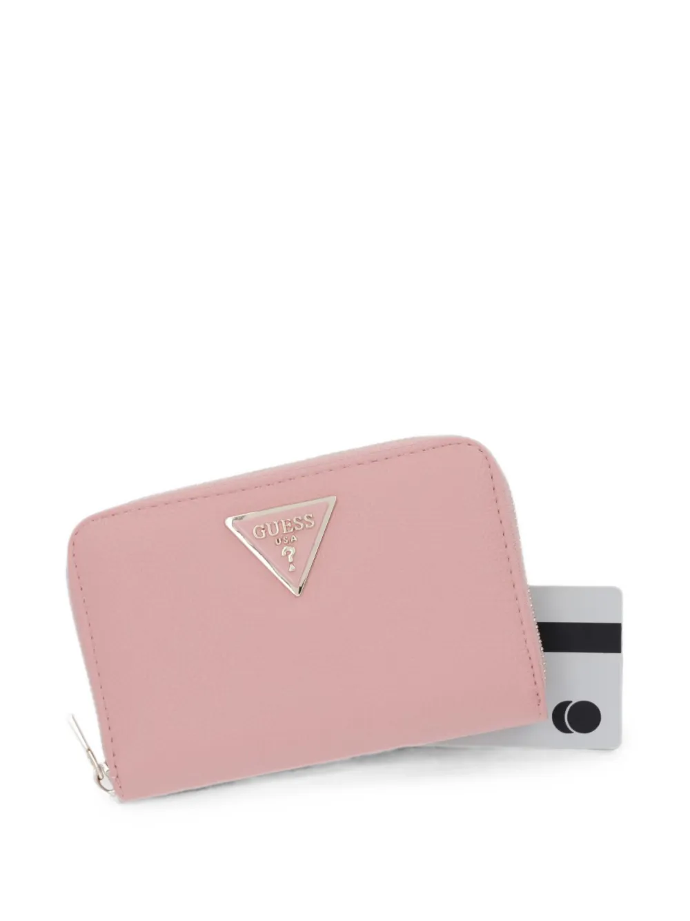 GUESS USA Laurel portemonnee met triangel-logo Roze