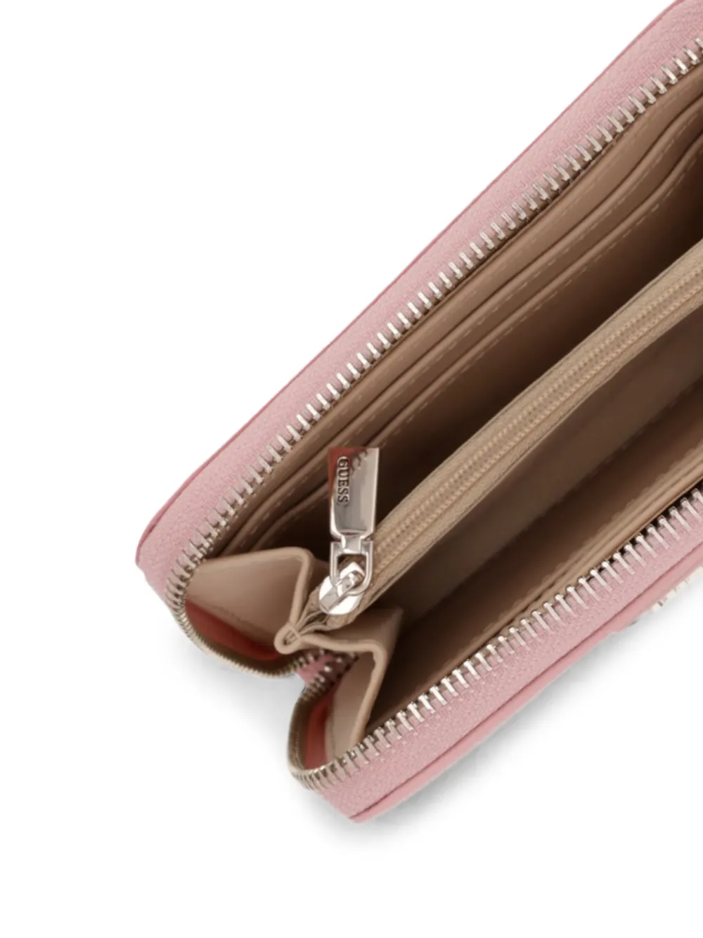 GUESS USA Laurel portemonnee met triangel-logo Roze