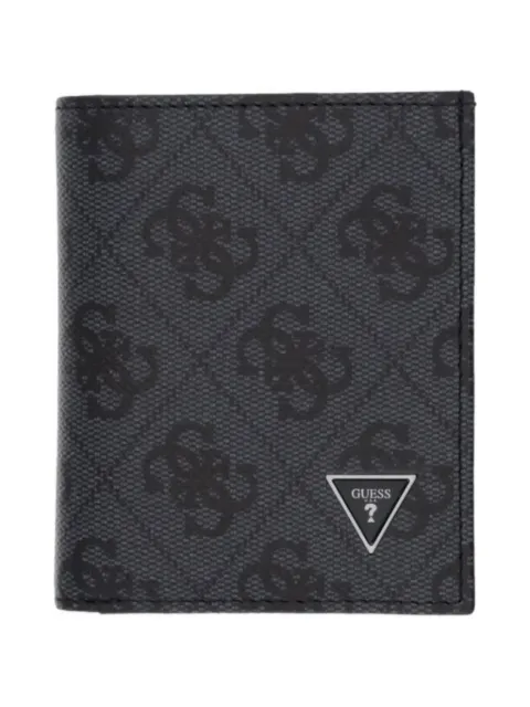 GUESS USA Milano monogram-print logo-plaque wallet