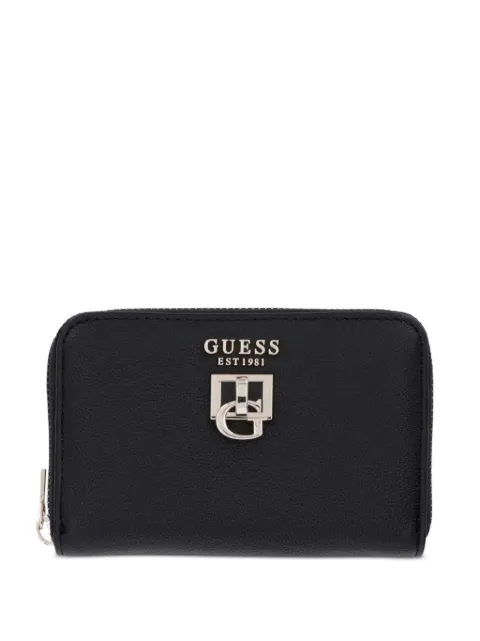 GUESS USA Bianca logo-plaque zip-around wallet