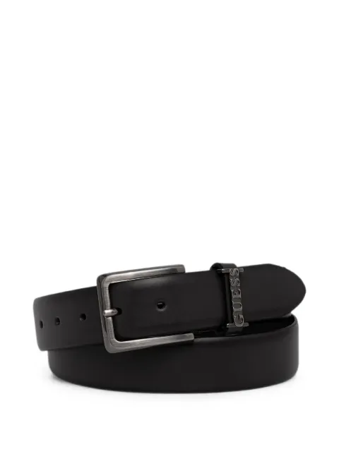 GUESS USA logo-plaque buckle belt