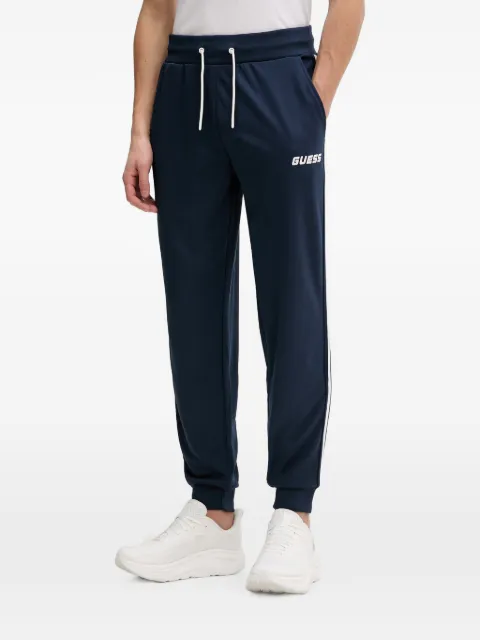 GUESS USA Lansa side-stripe logo-print track pants