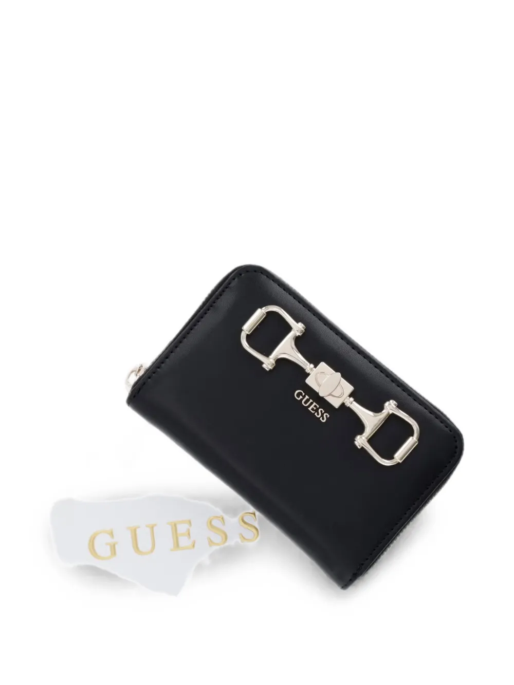 GUESS USA Janie Horsebit portemonnee Zwart