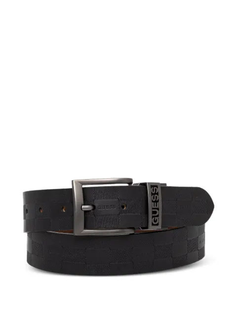 GUESS USA logo-detail reversible belt