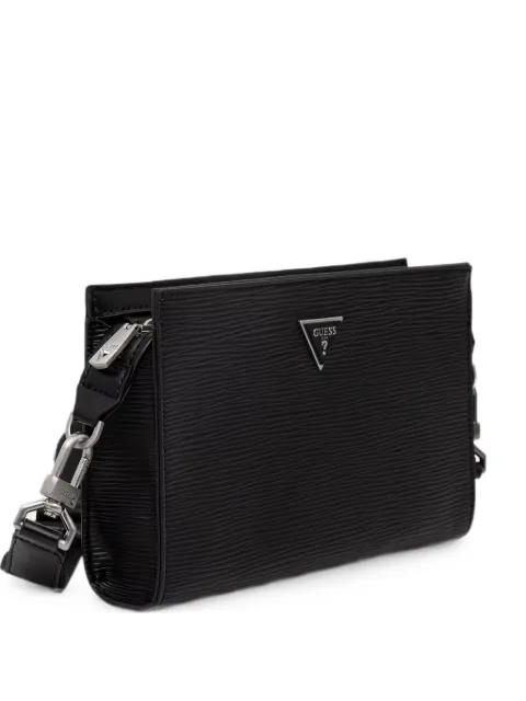 GUESS USA Milano logo-plaque textured bag