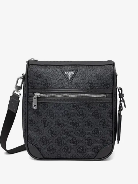 GUESS USA Milano monogram-pattern messenger bag