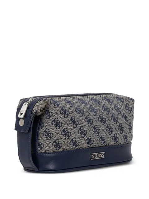 GUESS USA Boston logo-print wash bag