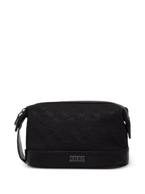 GUESS USA Boston monogram-print wash bag
