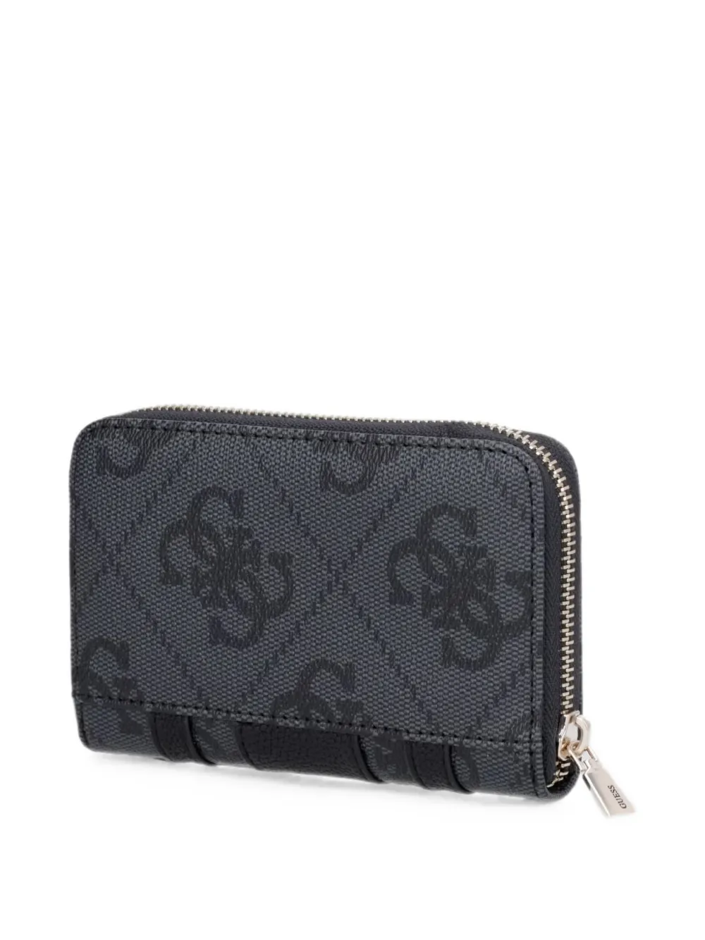 GUESS USA Laurel portemonnee met logoprint en vlakken Grijs
