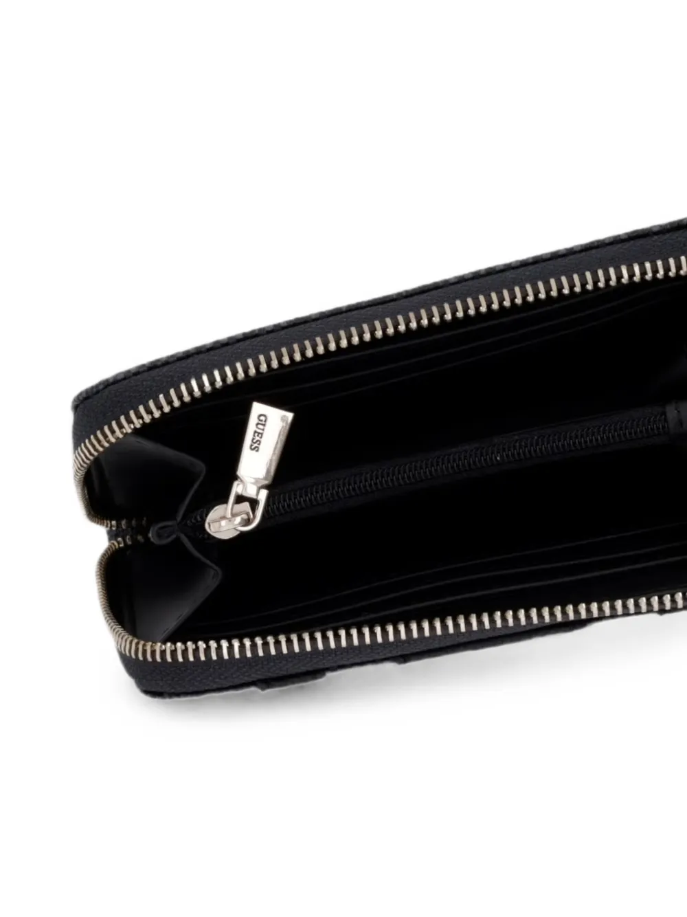 GUESS USA Laurel portemonnee met logoprint en vlakken Grijs