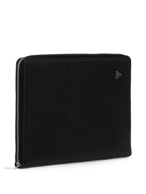 GUESS USA Milano logo-plaque textured wallet