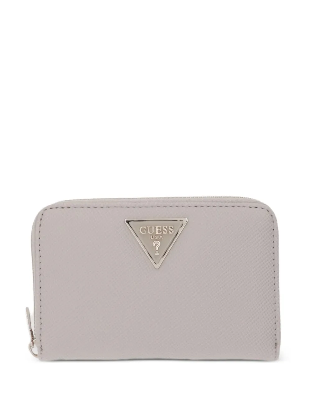 GUESS USA Laurel logo-plaque zip-around wallet - Toni neutri