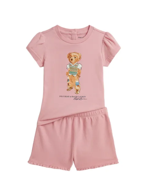 POLO RALPH LAUREN KIDS Polo Bear T-shirt and shorts set