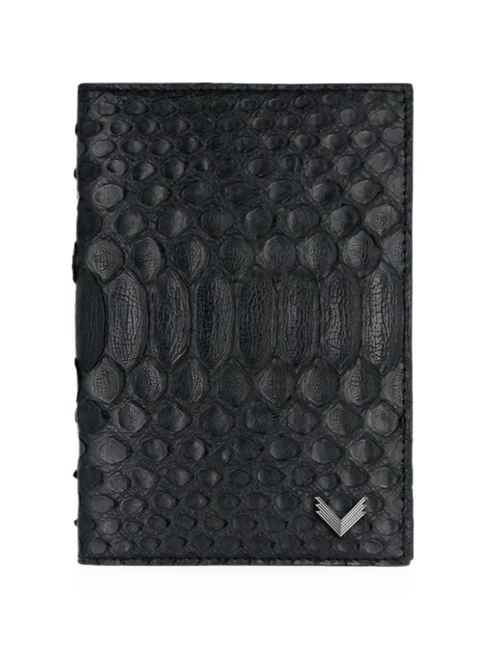 VELANTE logo-detail passport holder - Schwarz