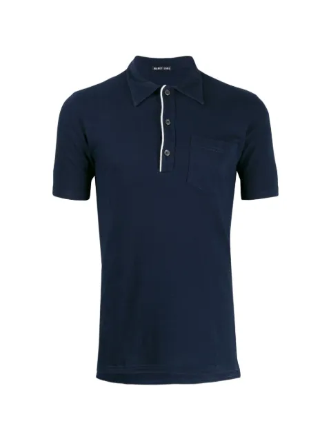 Helmut Lang Pre-Owned contrasting placket polo shirt