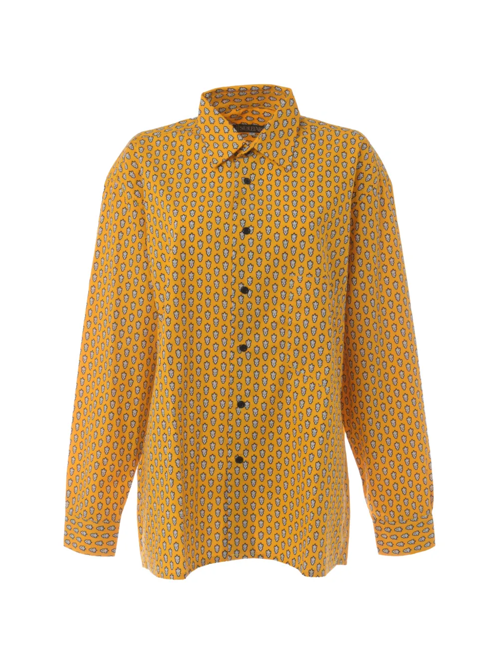 Souleiado patterned-print shirt - Giallo