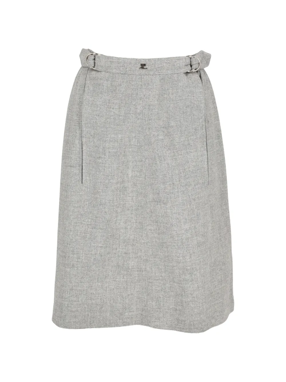 Courrèges Pre-Owned D-ring belted skirt - Grigio