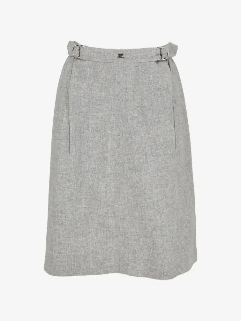Courrèges Pre-Owned jupe ceinturée à anneau D
