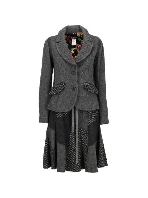 Sonia Rykiel Pre-Owned vestido con diseño patchwork