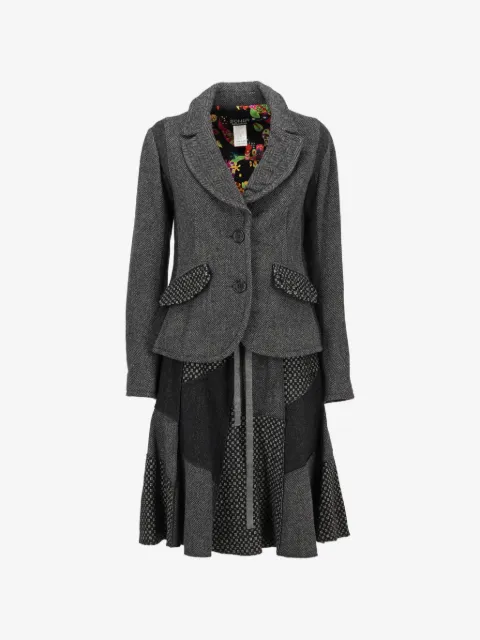Sonia Rykiel Pre-Owned Abito con design patchwork