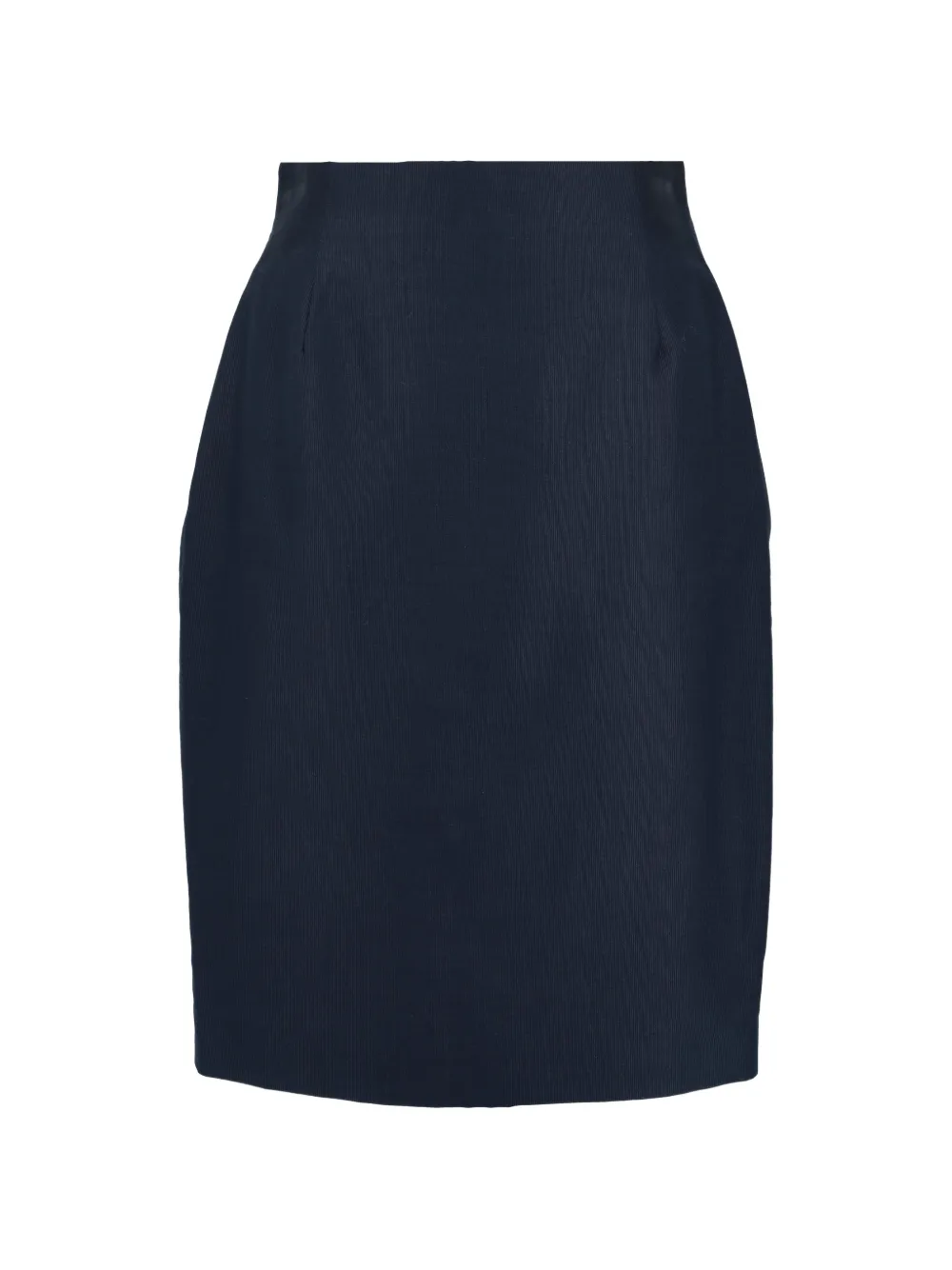 Mondrian rear-slit pencil skirt - Blu