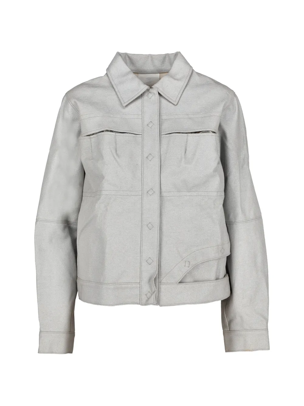 Coromo Vintage panelled button-up jacket - Grau