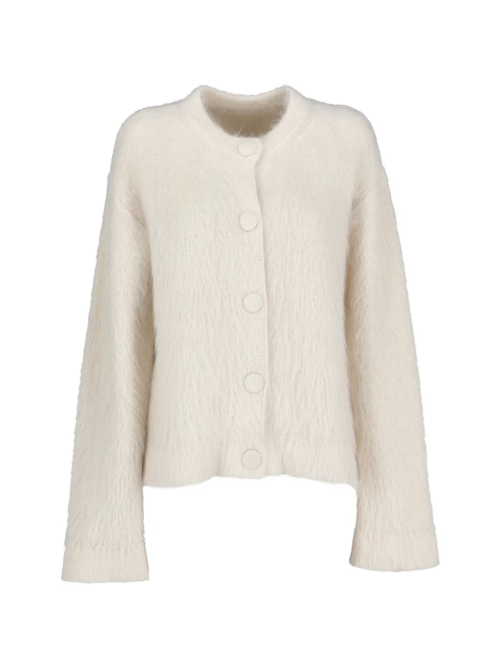 Jil Sander Pre-Owned crew-neck cardigan - Toni neutri