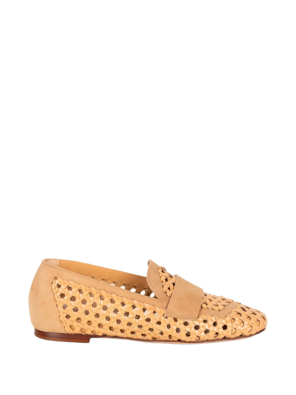 lorena paggi woven-design loafers - Toni neutri