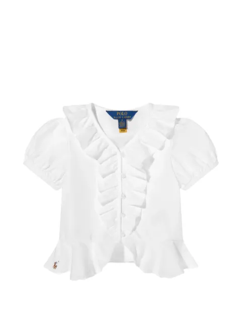 POLO RALPH LAUREN KIDS cotton blouse