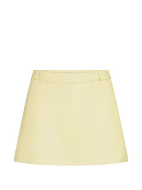 FRAME The Leather Mini skirt