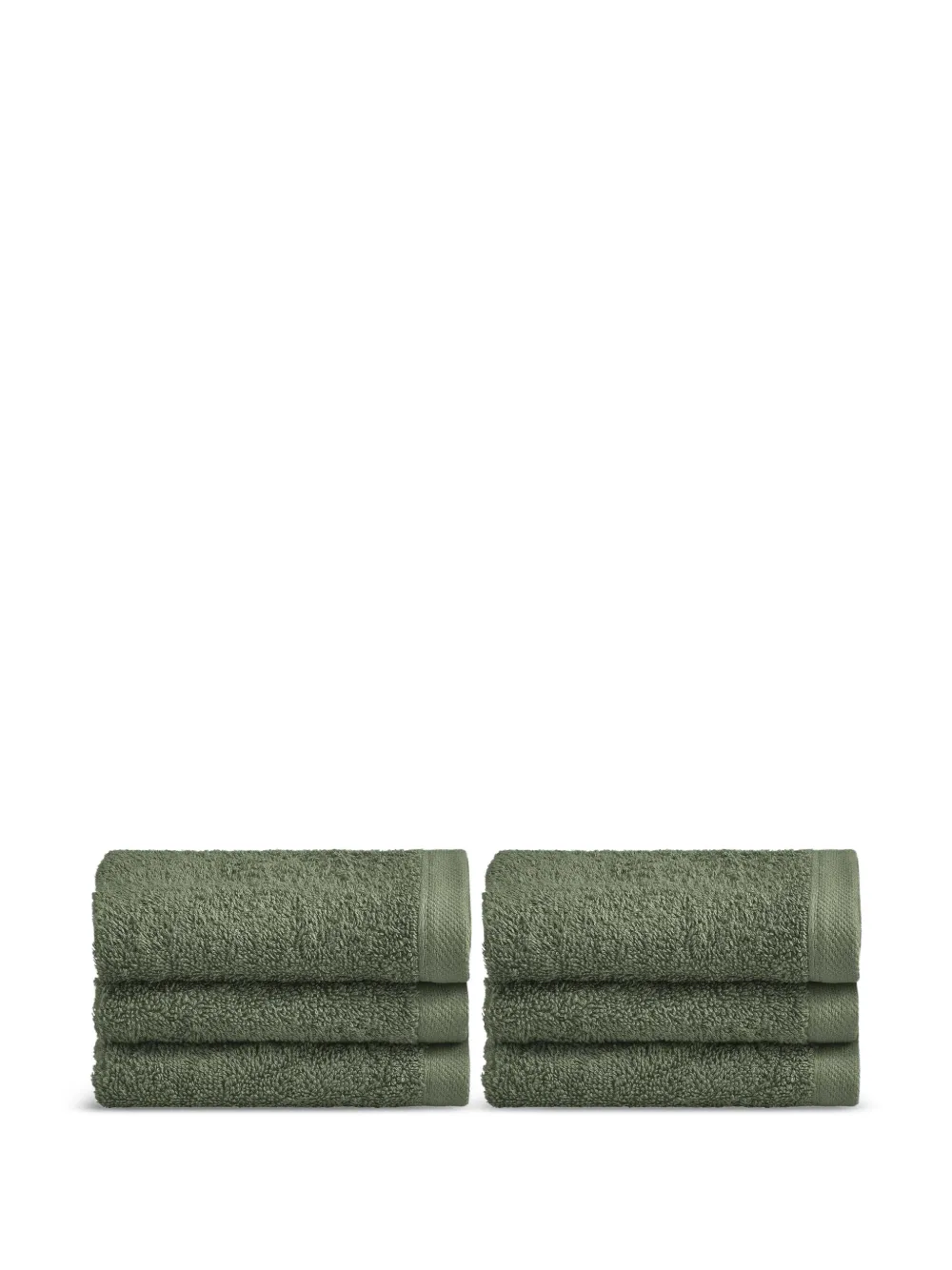 CU I SEEYOU terry-cloth towels (set of 6) - Verde