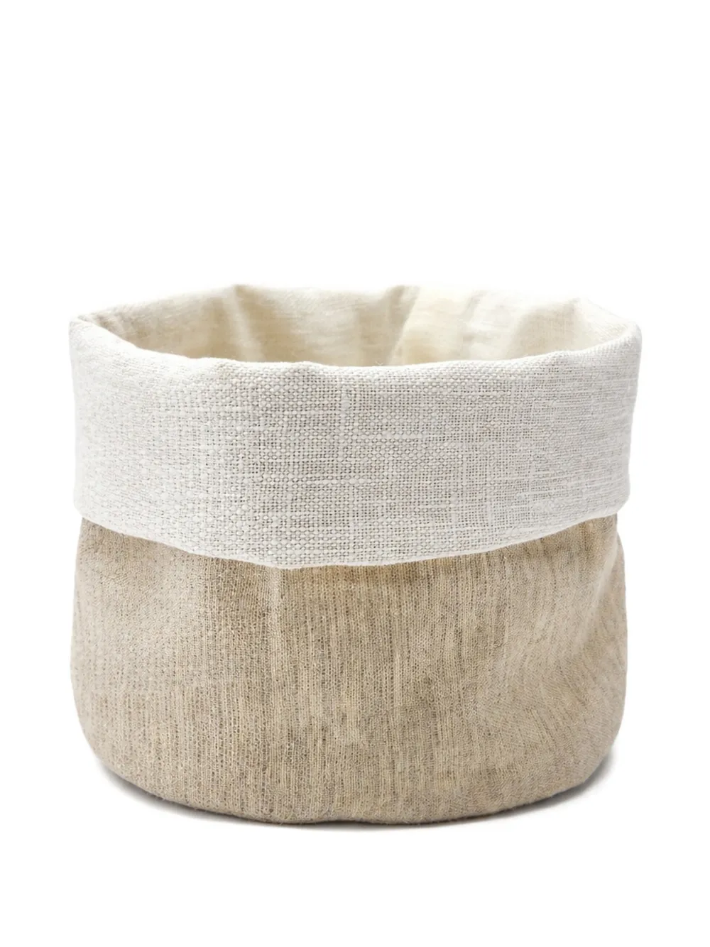 CU I SEEYOU linen basket with 4 washcloths - Toni neutri
