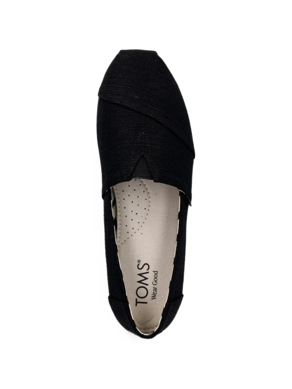 Toms Alpargata slip-on espadrilles Zwart