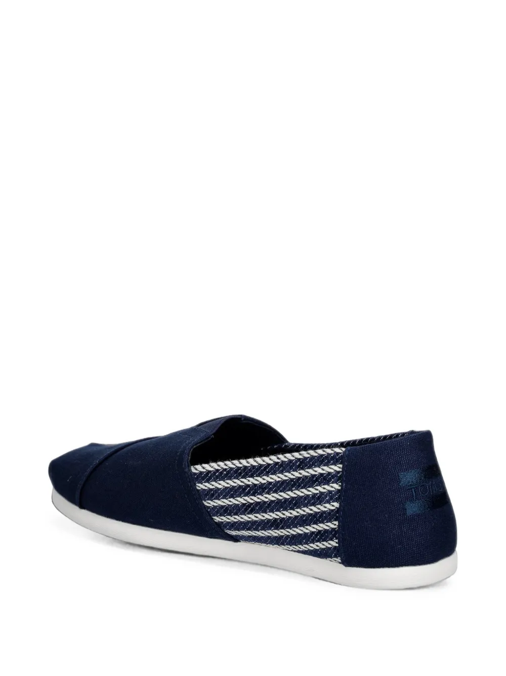 Toms rope-pattern slip-on espadrilles Blauw