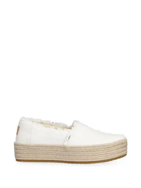 Toms frayed-edge platform espadrilles