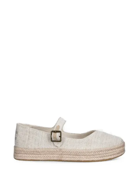 Toms buckle-strap platform espadrilles