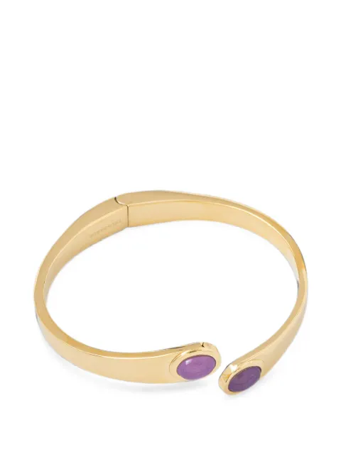 Trussardi stone-embellished cuff bracelet