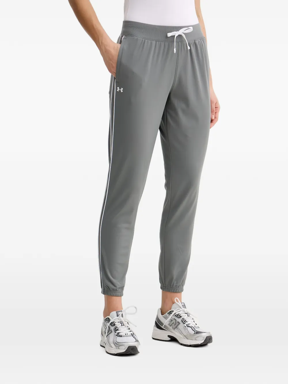 Under Armour Rival trainingspak met trekkoord en afwerking Grijs